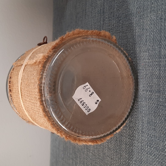 Candle Votive Holder Vase set 5 Burlap Rusty Stars Indoor Outdoor Decoration - Picture 16 of 16